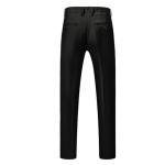 Allthemen Mens 2 Piece Suit Slim Fit Dinner Wedding Tuxedo Suits Classic Business Jacket Trousers Black M