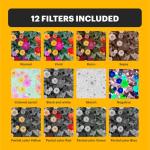 KODAK Pixpro C1 – Ultra-Compact Digital Camera | 13MP BSI CMOS, 4X Zoom, 2.8" LCD Screen, LED Flash – Marron