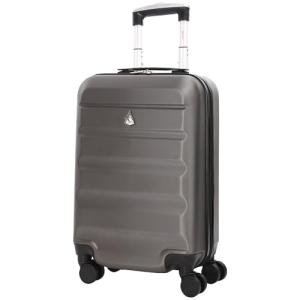 Aerolite Lightweight 55cm Hard Shell 34L Travel Carry On Hand Cabin Luggage Suitcase 4 Wheels,