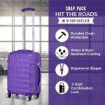 CMY Hard Shell Cabin Carry On Suitcase 