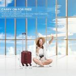 Flight Knight Lightweight 4 Wheel ABS Hard Case Suitcase Cabin Carry On Hand Luggage Approved for Over 100 Airlines Including British Airways, easyJet & Maximum Size for Ryanair 40x20x25cm