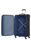 American Tourister Holiday Heat - Spinner Suitcase, 79.5 cm, 108 L, Black (Black)