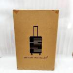 British Traveller Medium Size Suitcase Durable PC Hard Shell Luggage Suitcase 