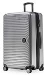 HAUPTSTADTKOFFER Mitte - Large Hard-Shell Suitcase, TSA, 4 Wheels, Check-In Luggage with 8 cm Volume Expansion, 77cm, 130 liters, Matt silver