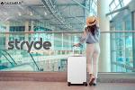 CALDARIUS Suitcase Large | Lightweight Hard Shell ABS Large Suitcase | 4 Dual Spinner Wheels Suitcase | Hold Check in Luggage | 3 Digit Combination Lock | (White, Large 28'')