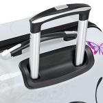 MONZANA® Luggage Suitcase | Large | Lightweight Durable ABS Hard Shell | Vibrant Butterfly Design | 4 Wheels | Combination Lock (27 Inches, 66 litres)