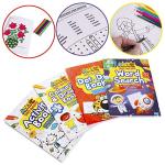 Abeec Activity Books for Children - 4 A4 Books Containing: Word Search, Dot to Dot and Colouring Books for Children. Kids Travel Activity Packs for Kids