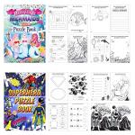 Karrma 10pc Puzzle Activity Books Boys Girls Party Bag Fillers Party Favours Perfect For Kids Party Supplies For Any Occasion