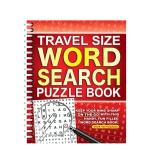Squiggle - A5 Spiral Bound Travel Size Word Search Puzzle Books - Set of 2