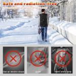 BSEICAL Heated Jackets for Men USB, Heated Gilet Electric, Heated Body Warmer Mens Womens, Heat Vest Washable, Heated Clothing with 3 Levels Heat Settings for Outdoor Skiing Camping Hiking Unisex (Black, L)