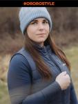 ORORO Women's Heated Gilet with Power Bank, Heated Vest Women Up to 10 Hours of Warmth (Charger Not Included) (Navy Blue,L)