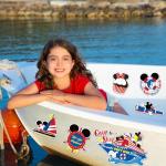 Lionable 16PCS Cruise Door Magnet Decorations, Reflective Captain Mouse Cruise Door Decor Cute Summer Life Mouse Cruise Magnetic Stickers Decal for Cars Refrigerator Carnival Cruise Ship Birthday Holiday Party