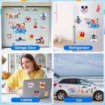 Lionable 16PCS Cruise Door Magnet Decorations, Reflective Captain Mouse Cruise Door Decor Cute Summer Life Mouse Cruise Magnetic Stickers Decal for Cars Refrigerator Carnival Cruise Ship Birthday Holiday Party