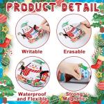 Zhouboutb 16 Pcs Christmas Garage Cruise Door Magnets Stickers Fridge Refrigerator, Xmas Magnet Car Door Fridge Magnetic Decor for Christmas Party Kitchen Locker Holiday Joy Decor