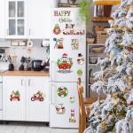 Zhouboutb 16 Pcs Christmas Garage Cruise Door Magnets Stickers Fridge Refrigerator, Xmas Magnet Car Door Fridge Magnetic Decor for Christmas Party Kitchen Locker Holiday Joy Decor