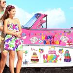 Xuhal 23 Pcs Happy Birthday Ocean Cruise Door Magnets Decorations Funny Cruise Ship Door Magnets Reusable Summer Refrigerator Magnets for Cabin Door.