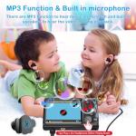 Komery Digital Camera, 4K Kids Camera for Photography, 64MP Compact Vlogging Camera, 18X Digital Zoom Video Camera, Auto Focus Point and Shoot Digital Cameras with 32G TF Card, Gift for Students Teens