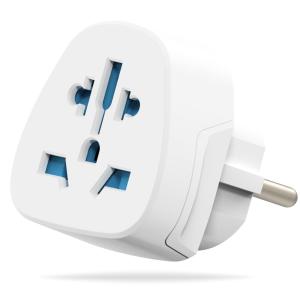 Mytravelpal World To EU Travel Adapter | UK, US, Australia To Europe Plug Adapter | MyTravelPal® Universal Plug Adapter For Use France, Germany, Spain & Most of Europe