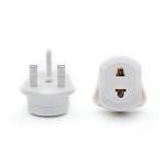 Q4U Travel Adapter Plug EU TO UK, White Plug For Shaver/Toothbrush