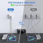 Beizkna Travel Adapter 4 USB Universal Charger Plug Adaptor 22W 4.4A Multi USB Wall Plug with UK EU USA AUS Japan Plug Worldwide Universal Power Adapter for iPhone, iPad, Android, Tablet