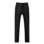 Allthemen Mens 2 Piece Suit Slim Fit Dinner Wedding Tuxedo Suits Classic Business Jacket Trousers Black M