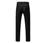 Allthemen Mens 2 Piece Suit Slim Fit Dinner Wedding Tuxedo Suits Classic Business Jacket Trousers Black M