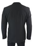 Mens 3 Piece Black Tailored Fit Complete Suit Classic Door Man Mourning Funeral