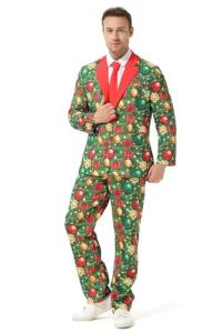 U LOOK UGLY TODAY Men's Christmas Suit Party Funny Novelty Xmas Jacket Costume Tuxedo