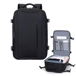 Lossga Cabin Bag 40x20x25 Underseat for Ryanair, Carry On Travel Backpack Cabin Size Rucksack Hand Luggage Bag Backpack Casual Daypack School Bag Fit 14 Inch Laptop with Cable Hole