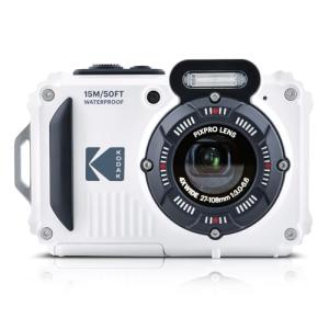 KODAK Pixpro WPZ2 - Compact Digital Camera 16M Pixels, Waterproof to 15m, Shockproof, Video 720p, LCD Screen 2.7 - Li-ion Battery, White