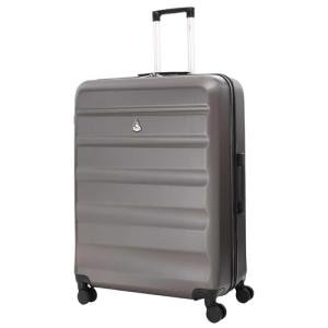 Aerolite Large Lightweight ABS Hard Shell Travel Hold Check in Luggage Spinner Suitcase with 4 Wheels, 29"