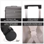 Aerolite Large Lightweight ABS Hard Shell Travel Hold Check in Luggage Spinner Suitcase with 4 Wheels, 29"