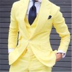 Elegant Wedding Tuxedos Suits 3 Pieces Slim Fit Bridegroom For Men Groomsmen Suit Male Cheap Formal Business (Jacket+Vest+Pants)