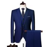 Elegant Suits For Men Wedding 3 Pieces 2 Set  Fashion Classic Full Jackets Vest Pants Blazers Outfit 2024 Formal Costume