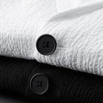 Men Two piece Suit Striped Pleated Men Pants Set Pleated Drawstring Loose Lapel Pockets Thin Formal Business Men Set