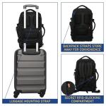 Aerolite Ryanair 40x20x25 Maximum Size Hand Cabin Luggage Approved Travel Carry On Holdall Lightweight Shoulder Bag Backpack Rucksack Flight Bag with YKK Zippers 5 Year Warranty