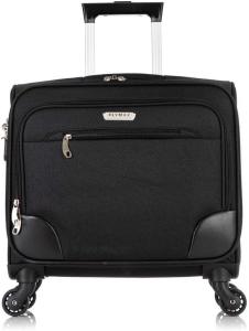 FLYMAX Rolling Laptop Case on 4 Wheels - Fits Most Laptops up to 16"