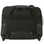 Aerolite Premium Padded Business Laptop Roller Case with 2 Wheels Approved for Ryanair Priority Boarding, Easyjet Plus, BA and More Airlines. Fits up to 15.6 Inch Laptops (Black)