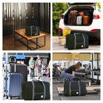 for Easyjet Large Cabin Bag 56x45x25 Foldable Travel Duffel Bag Holdall Tote Carry on Luggage Overnight for Women and Men 40L (Thick Series Black)