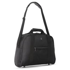 Aerolite 40x30x15 New and Improved 2023 British Airways, EasyJet, Virgin Atlantic, KLM Holdall, Cabin Luggage Under Seat Flight Bag, Black