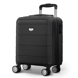 LUGG 15 Inch Jetset Lightweight Travel Cabin Bag Carry On Approved Suitcase ABS Shell Protection Water Resistant & Safe Locking System Easyjet Free Under seat Luggage (45x33x20cm)