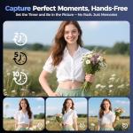 Digital Camera 4K for Photography Vlogging: 64MP Cameras for Video - 16X Zoom Photo Camera Gifts for Teens Ages 8-18 - 180°Flip Screen Compact Cámara - Point and Shoot Digital Cameras for Youtube
