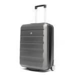 Aerolite 55x40x20cm Ryanair Priority Max 40L Lightweight Hard Shell Carry On Hand Cabin Luggage Travel Suitcase 55x40x20 with 2 Wheels & TSA Approved Lock (Charcoal Grey)