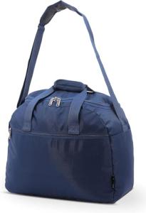 Aerolite Easyjet 45x36x20 Maximum Size Carry On Holdall Travel Duffel Bag Cabin Luggage Lightweight Under Seat Flight Bag with 5 Year Warranty, (Navy)