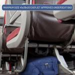 Aerolite Easyjet 45x36x20 Maximum Size Carry On Holdall Travel Duffel Bag Cabin Luggage Lightweight Under Seat Flight Bag with 5 Year Warranty, (Navy)