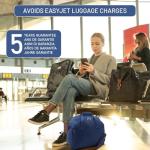 Aerolite Easyjet 45x36x20 Maximum Size Carry On Holdall Travel Duffel Bag Cabin Luggage Lightweight Under Seat Flight Bag with 5 Year Warranty, (Navy)