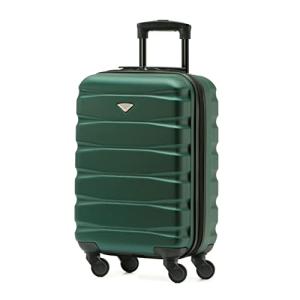 Flight Knight Cabin Suitcase 55x35x20, Carry On for Over 100 Airlines Like Ryanair, EasyJet, British Airways, Virgin Atlantic Lightweight Small Durable Cabin Bag, ABS Hard Shell, Hand Luggage