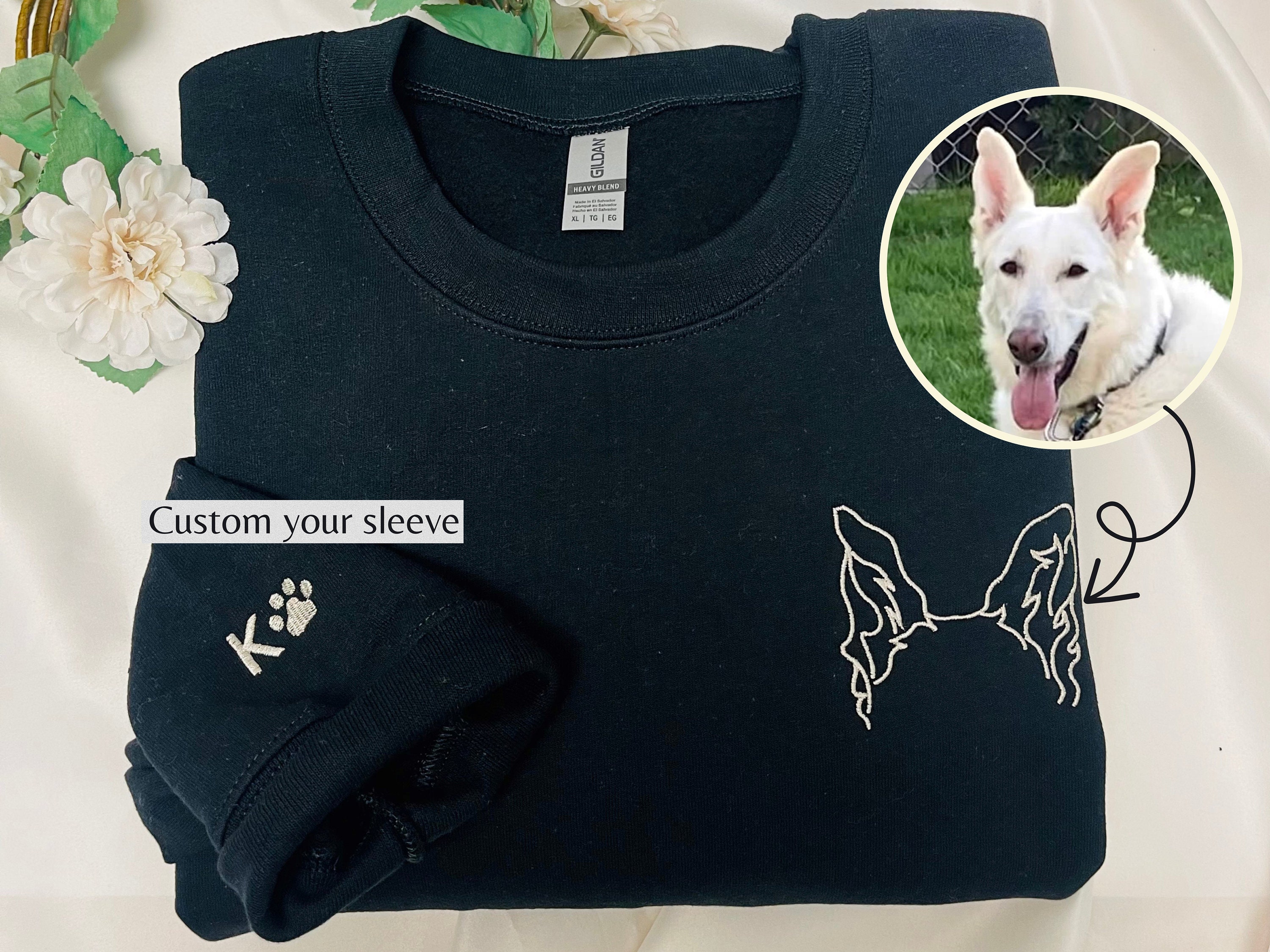 Personalized Dog Sweatshirt with Custom Pet Crewneck