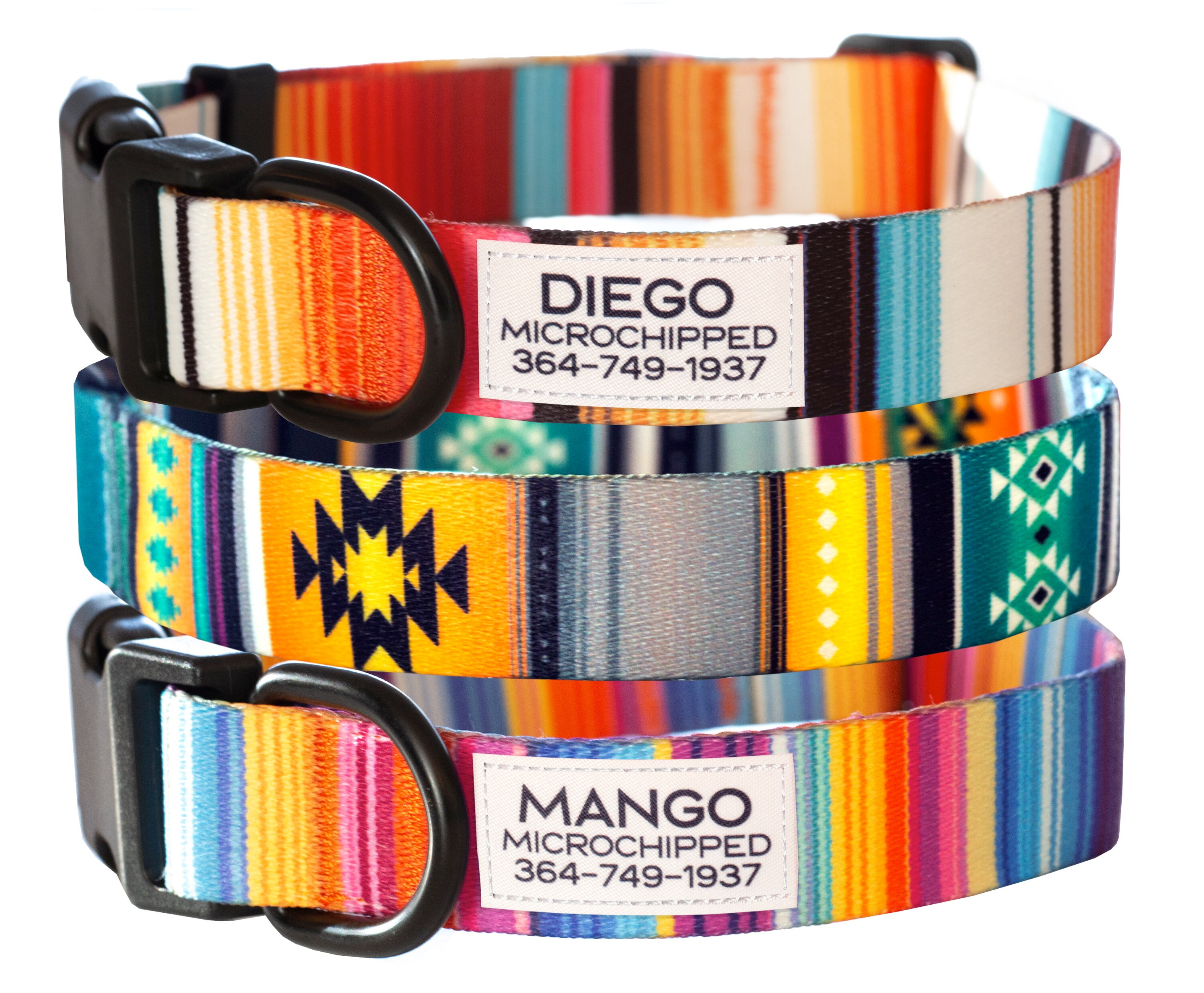 Tribal Customizable Dog Collar