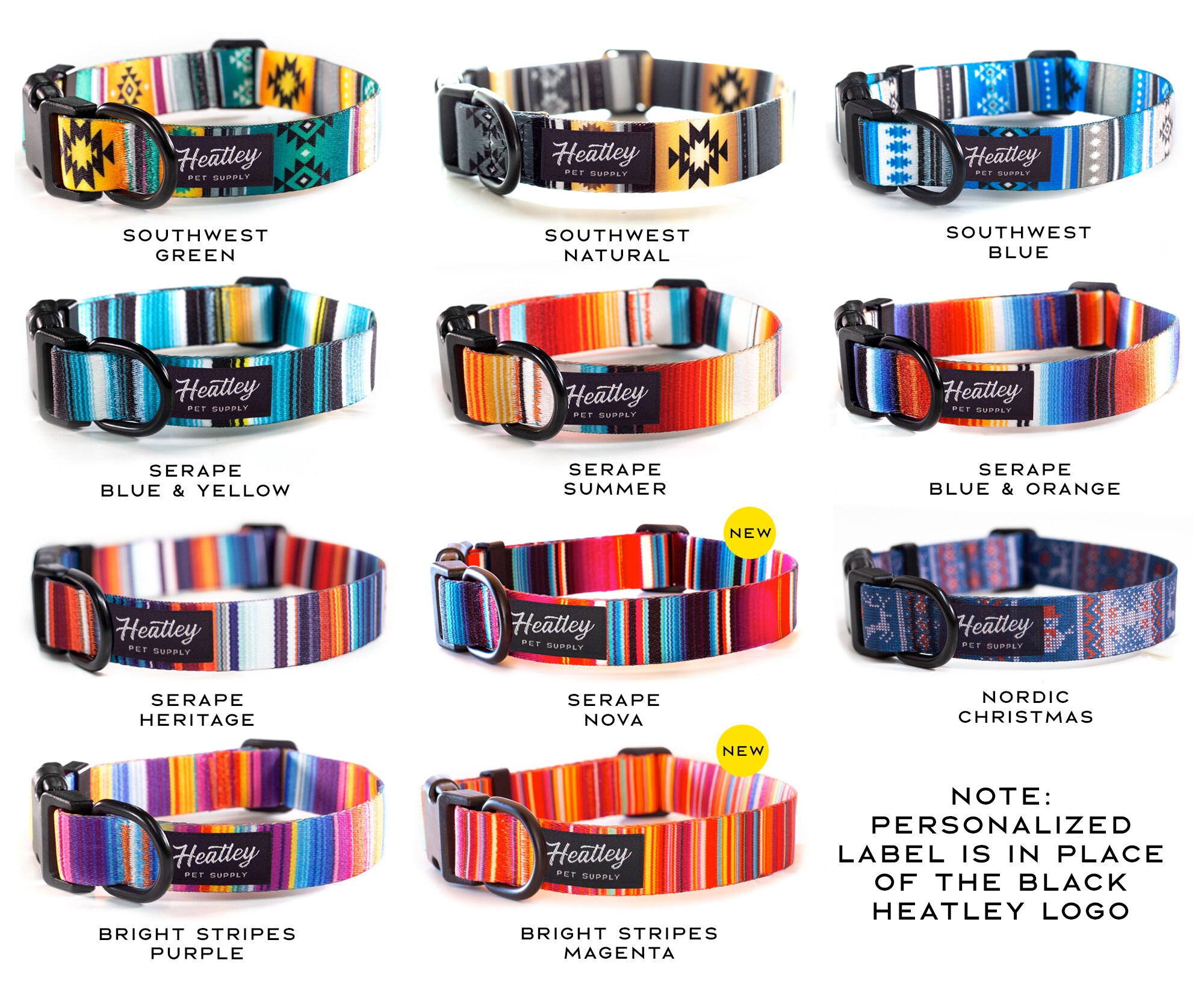 Tribal Customizable Dog Collar